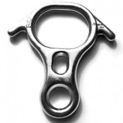 ALPEN D004  DESCENDEDOR 8 CON OREJAS ACERO